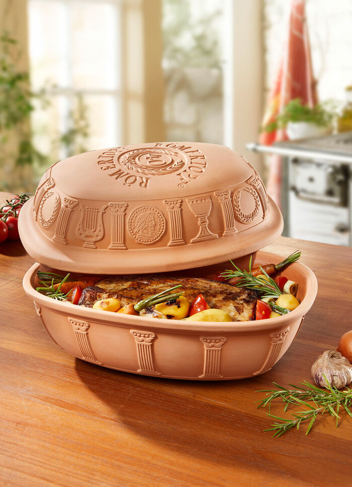 Römertopf för det hälsomedvetna köket TERRAKOTTA