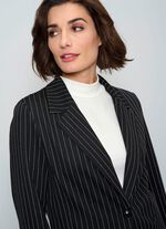 kavaj med randig design 