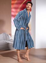 Badrock med randig design 