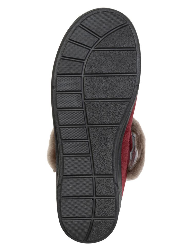 ELENA EDEN, varma tofflor f&ouml;r damer, bredd H, med lammskinn 