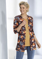 2-delat set best&aring;ende av en skjortjacka och linne 