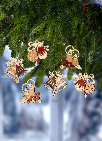 Tr&auml;dh&auml;ngningar, set om 6 