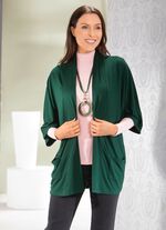 Skjortjacka utan kn&auml;ppning i 2 f&auml;rger GR&Ouml;N