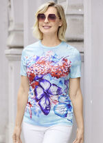 Skjorta i batik-look 