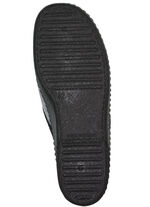 Tofflor av mjukt velourmaterial ANTRACITGR&Aring;