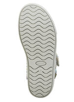 ELENA EDEN sandal av intressant raffiamaterial BLÅ-MULTI