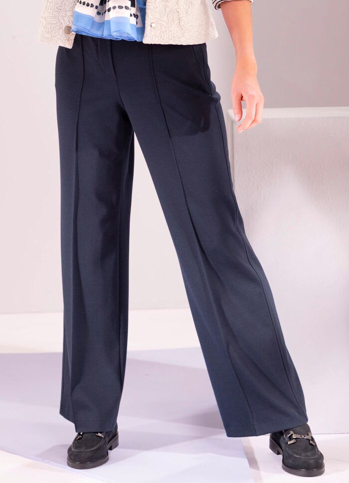 Byxor med res&aring;r i midjan 