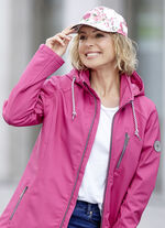 Trendig basebollkeps med exotiskt blomm&ouml;nster VIT-F&Auml;RGERIGT