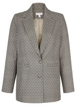 Kavaj med grafisk design 