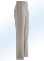 Byxor i elegant snitt TAUPE