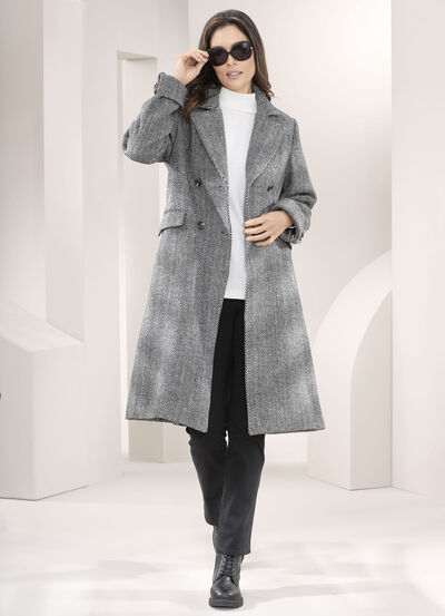 Kappa med fickor med lock  Kappa med fickor med lock