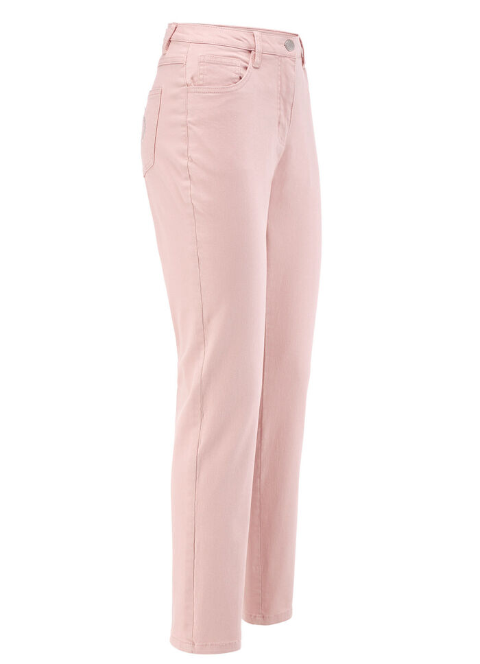 7/8-jeans med broderi ROSA