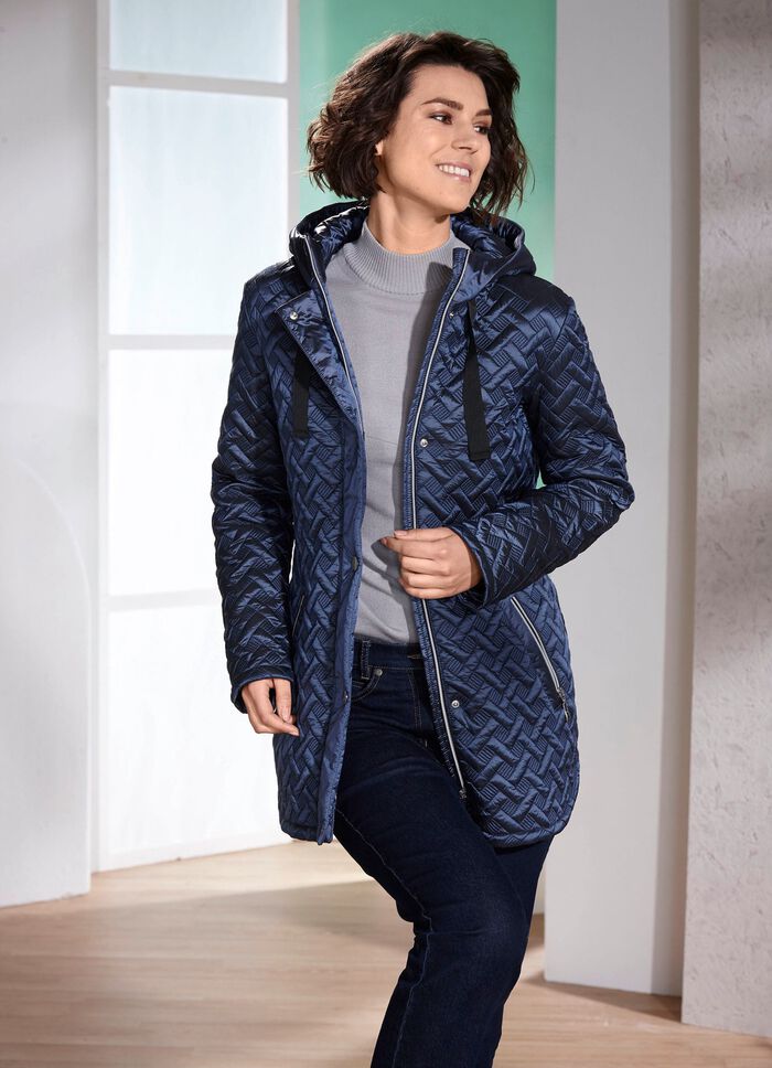 Jacka med intressant quiltning 