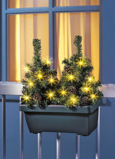 Balkongl&aring;da med LED-tr&auml;d 