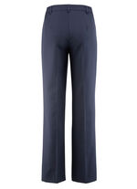 Byxor med dragkedjor p&aring; sidofickorna MARINE