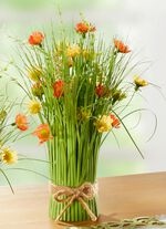 V&aring;rbukett i naturliga f&auml;rger GR&Ouml;N-ORANGE-GUL