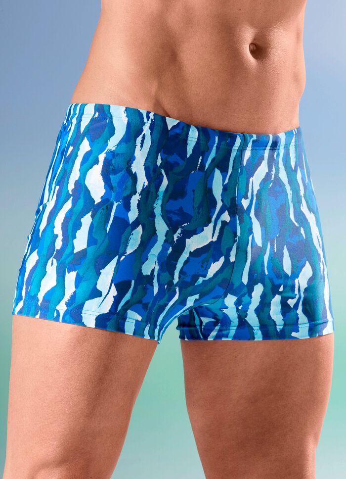 Schwab badshorts i h&ouml;gre boxform 