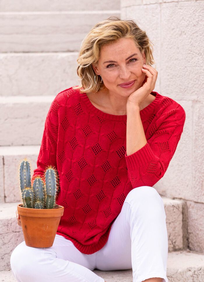 Tr&ouml;ja med diamantdesign 