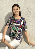 Skjorta med all-over tryck 