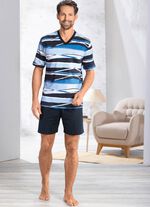 Shorts med V-ringning 