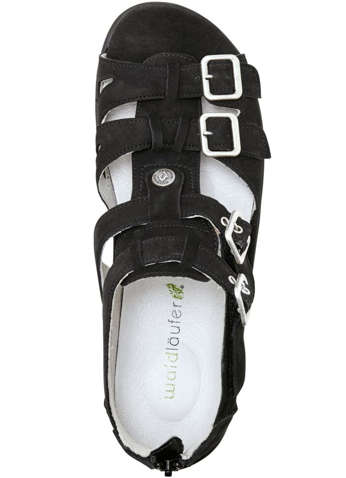 Ranger-sandal med justerbara remmar SVART