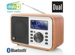 Dubbel DCR-51 digital radio i tr&auml;design 