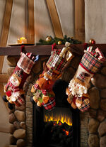 Santa Claus st&ouml;vlar, set om 3 