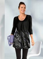 Snygg l&aring;ng skjorta med 3/4-&auml;rmar 