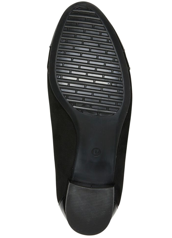 ELENA EDEN pumps med dekorativt l&aring;s SVART