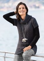 L&aring;ng tr&ouml;ja med texturerad mix 