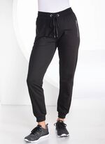 Casual byxor med dragkedjefickor i 4 f&auml;rger SVART