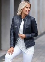 Kort skinnjacka fr&aring;n "Caminari" 