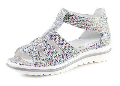 Waldläufer bro clip sandal fantasifullt tryckt, , large