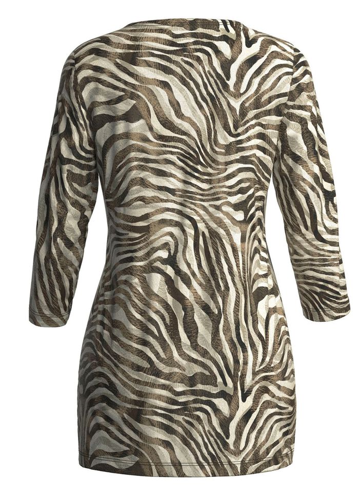 Stickad tunika i finstickad 