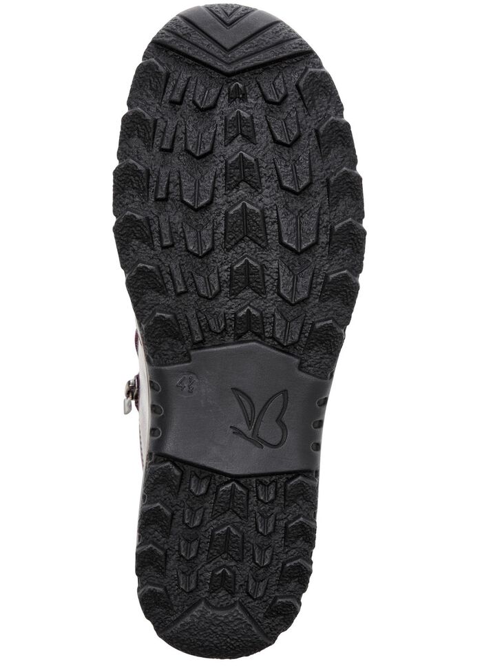 ELENA EDEN, fodrade damst&ouml;vlar, vinterskor, bredd H, med dragkedja BORDEAUX