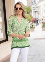 Skjorttunika med manschett&auml;rmar 