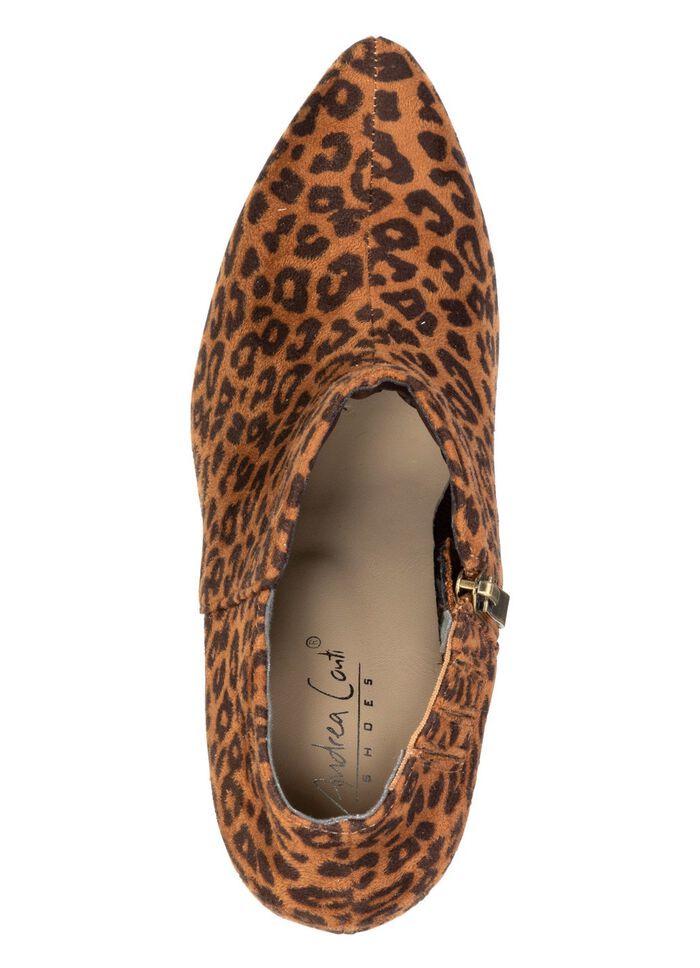 Andrea Conti, trendiga damst&ouml;vlar med dragkedja BRUNT-SVART