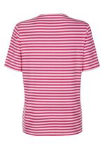 Skjortjacka med garnf&auml;rgad randig design 