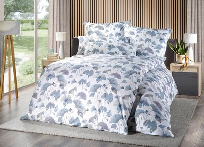 S&auml;ngkl&auml;desset med ginkgobladmotiv 