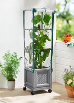 XXL planteringstorn med hjul 