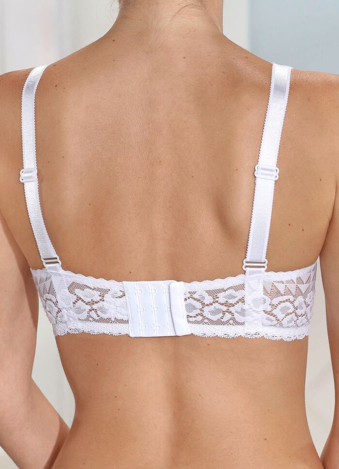 Vacker bygel-bh av elastisk spets 