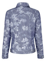 jeansjacka med knappslå 