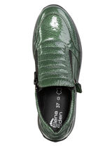 ELENA EDEN Lack Läder Loafers, 