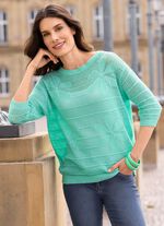 Transparent tr&ouml;ja med blommotiv 