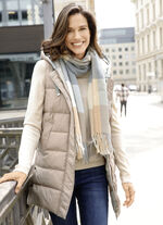 Quiltad v?st med 2-v?gs dragkedja 