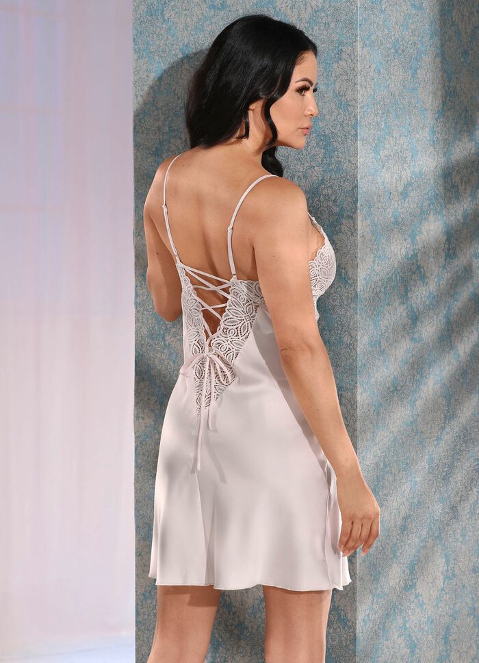 LingaDore neglig&eacute; med fin elastisk spets 