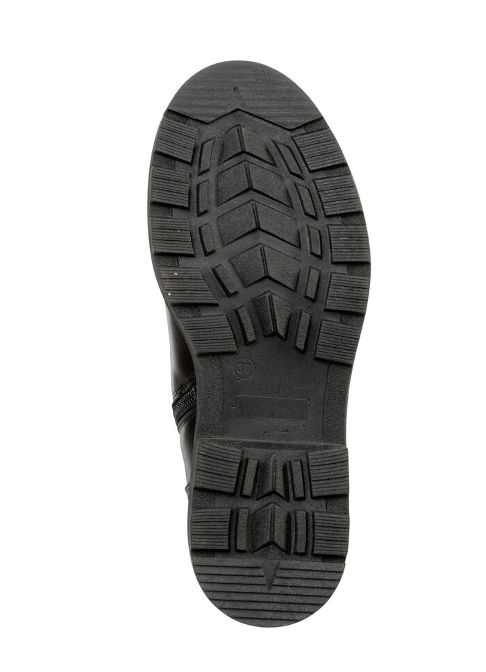 Andrea Conti st&ouml;vletter med fashionabla lappade fickor SVART