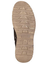 Waldläufer, fodrade herrstövlar, vinterskor, bredd H, med lammskinn MOCKA