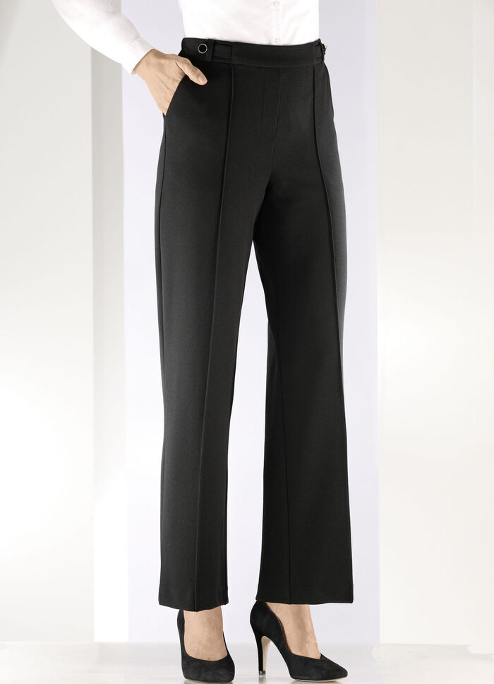 Byxor i trendig vidd SVART