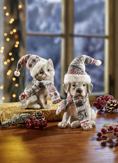 Vinterdekorationsfigurer 